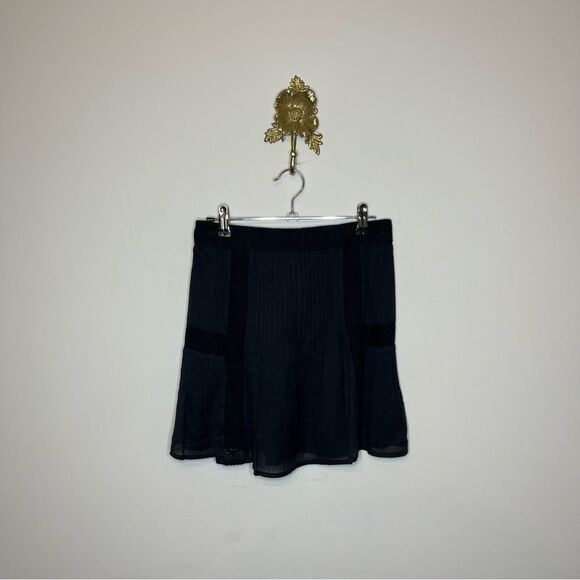 Mango Ruffled Cotton Skirt S - Picture 1 of 6